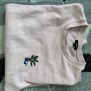 Express Light Pink Crewneck Sweatshirt